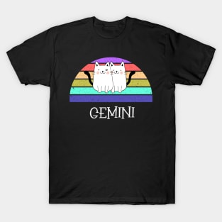 Cat Horoscope Gemini T-Shirt